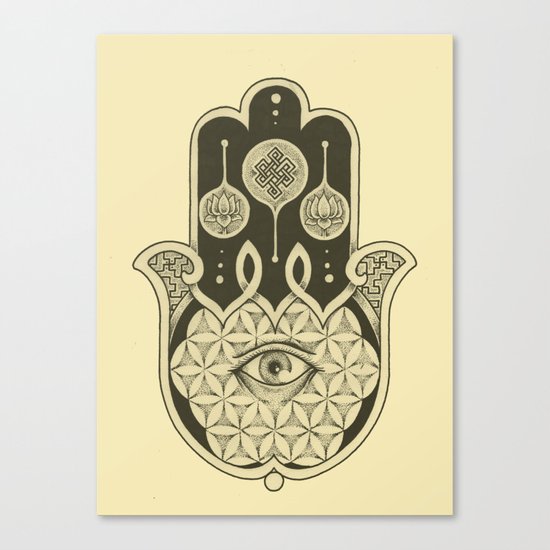 Hamsa Canvas Print