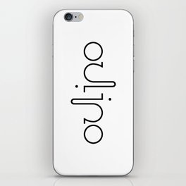 OULIPO ambigram iPhone Skin