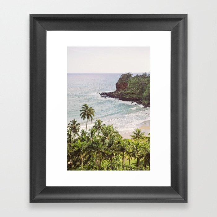 Tropical Paradise - Hawaii Beach Photography Framed Art Print