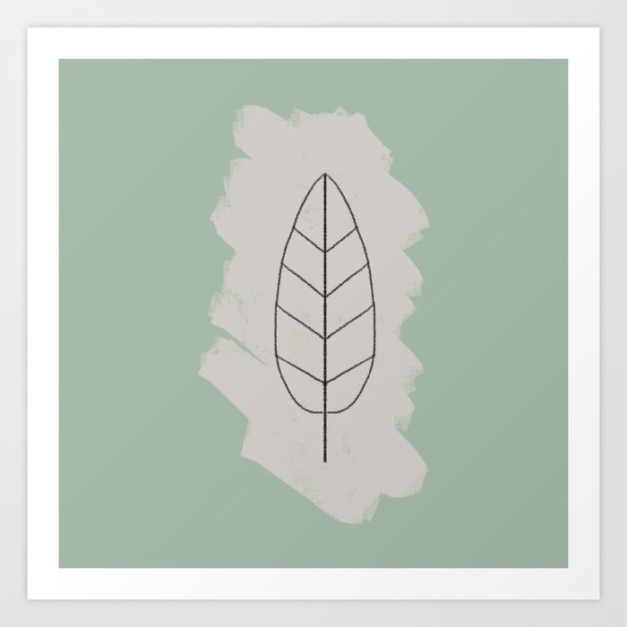 Willow Leaf Art Print