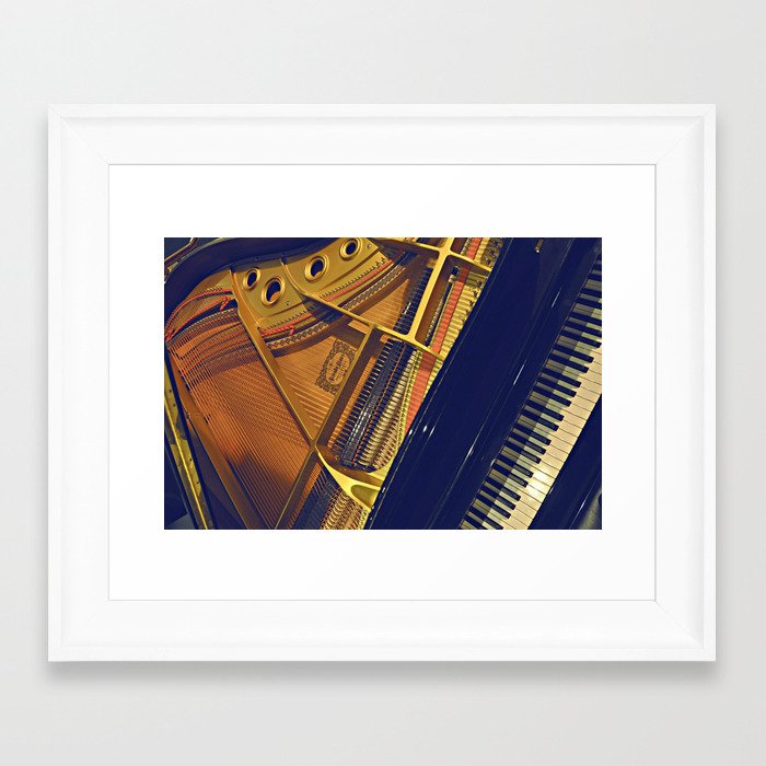 Grand Piano Framed Art Print