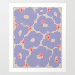 Floral ten Art Print