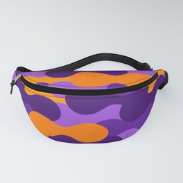 Cool Abstract Shape Art - yellow and purple Fanny Pack