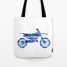 Sport motorcycle watercolor Tote Bag