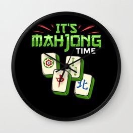 Mahjong Game Mah Jongg Online Player Tile Wall Clock