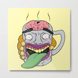 Brain mug Metal Print | Illustration, Psychedelicart, Photoshop, Psychedelica, Drugs, Drawing, Psychedelic, Ink Pen, Digital, Enerwasleon 