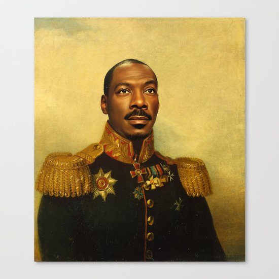 Eddie Murphy - replaceface Canvas Print
