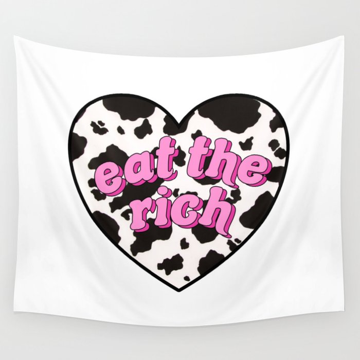 eat the rich! <3 Wall Tapestry