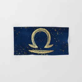 Libra Zodiac Sign Hand & Bath Towel