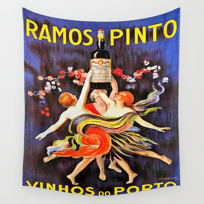 Vintage poster - Ramos Pinto Wall Tapestry
