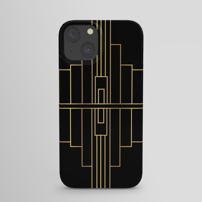 Art Deco Black Gem iPhone Case