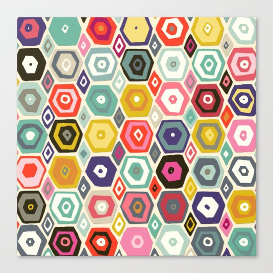hex summer Canvas Print