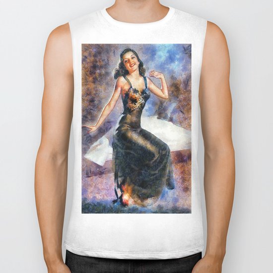 Classic Retro Pinup Biker Tank