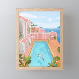Summer Zen Framed Mini Art Print