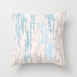 Blue Colors Gradient pattern. pastel, modern, minimal, lines, stripes.. Throw Pillow