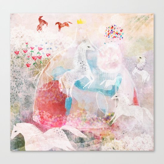 Chevaux Canvas Print