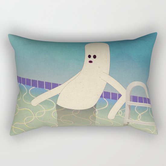 b o r d e r l i n e Rectangular Pillow