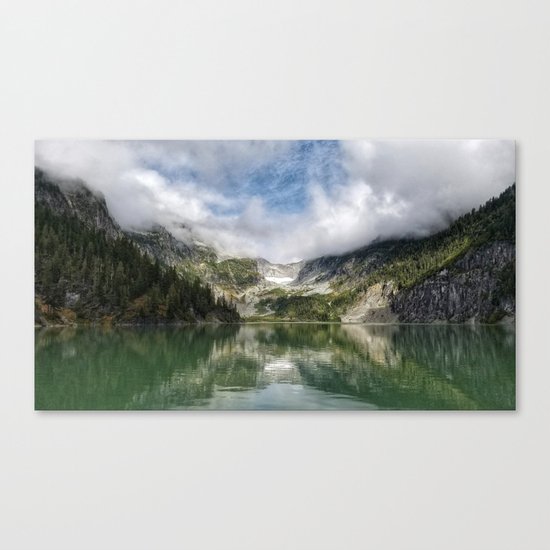 Lake Landscape #mountains Canvas Print