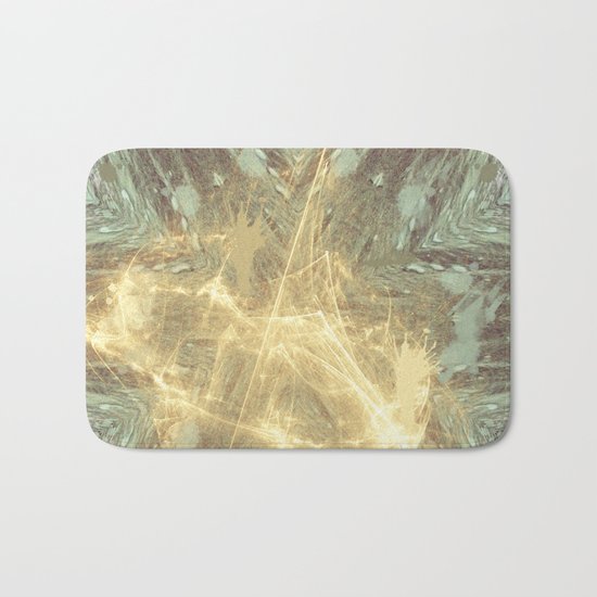 Kaos theory mandala Bath Mat