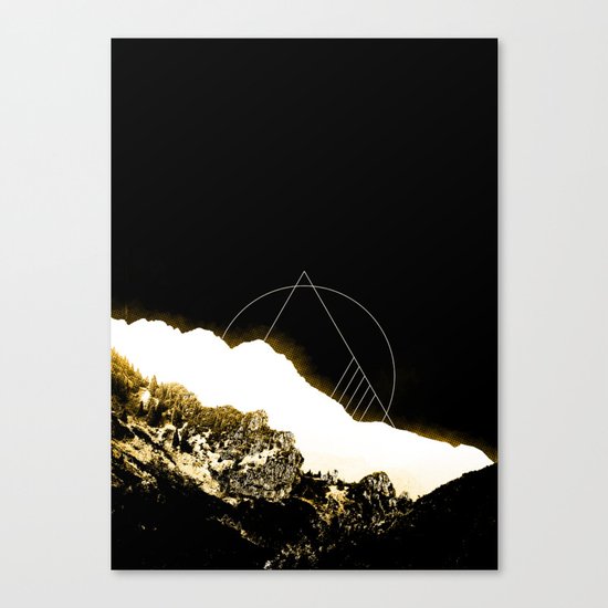 Golden Mountain Canvas Print