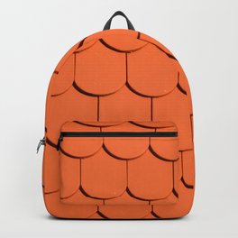 Orange Honeycomb Backpack