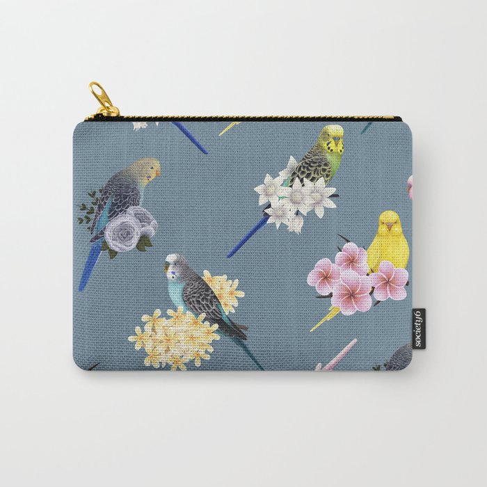 Many Budgies Carry-All Pouch