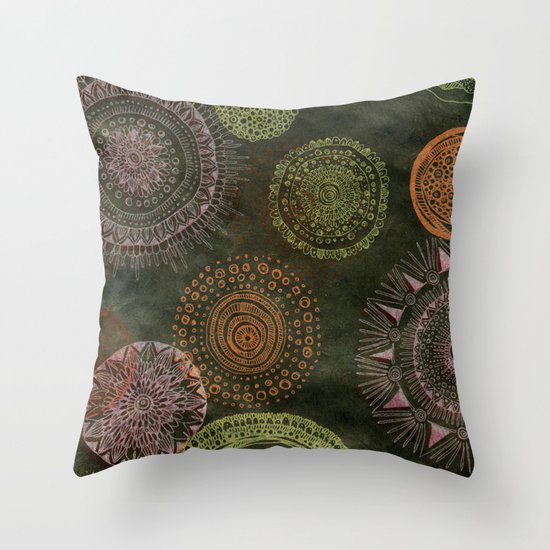 Black Throw Pillow