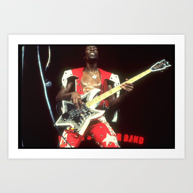 Ah The Name Is Bootsy Baby Art Print By Diem Jones Society6