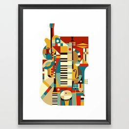 Jazz Fusion Framed Art Print