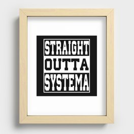 Systema Saying funny Recessed Framed Print
