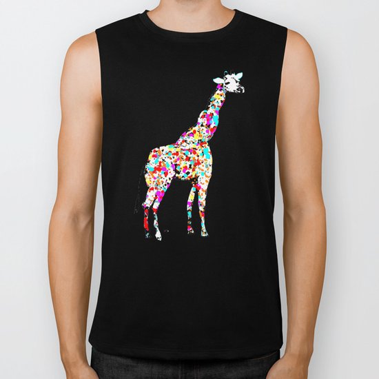 giraffe Biker Tank
