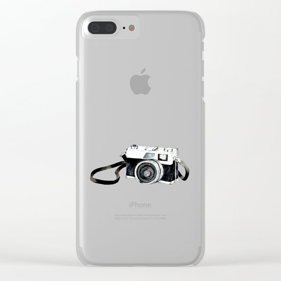 Vintage camera Clear iPhone Case