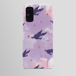 Bird Abstract Animal Lover Purple Print Pattern Android Case