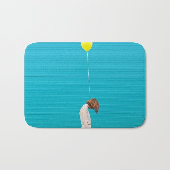 Balloon girl Bath Mat