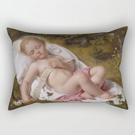 Andreas Müller - The Christ Child Rectangular Pillow