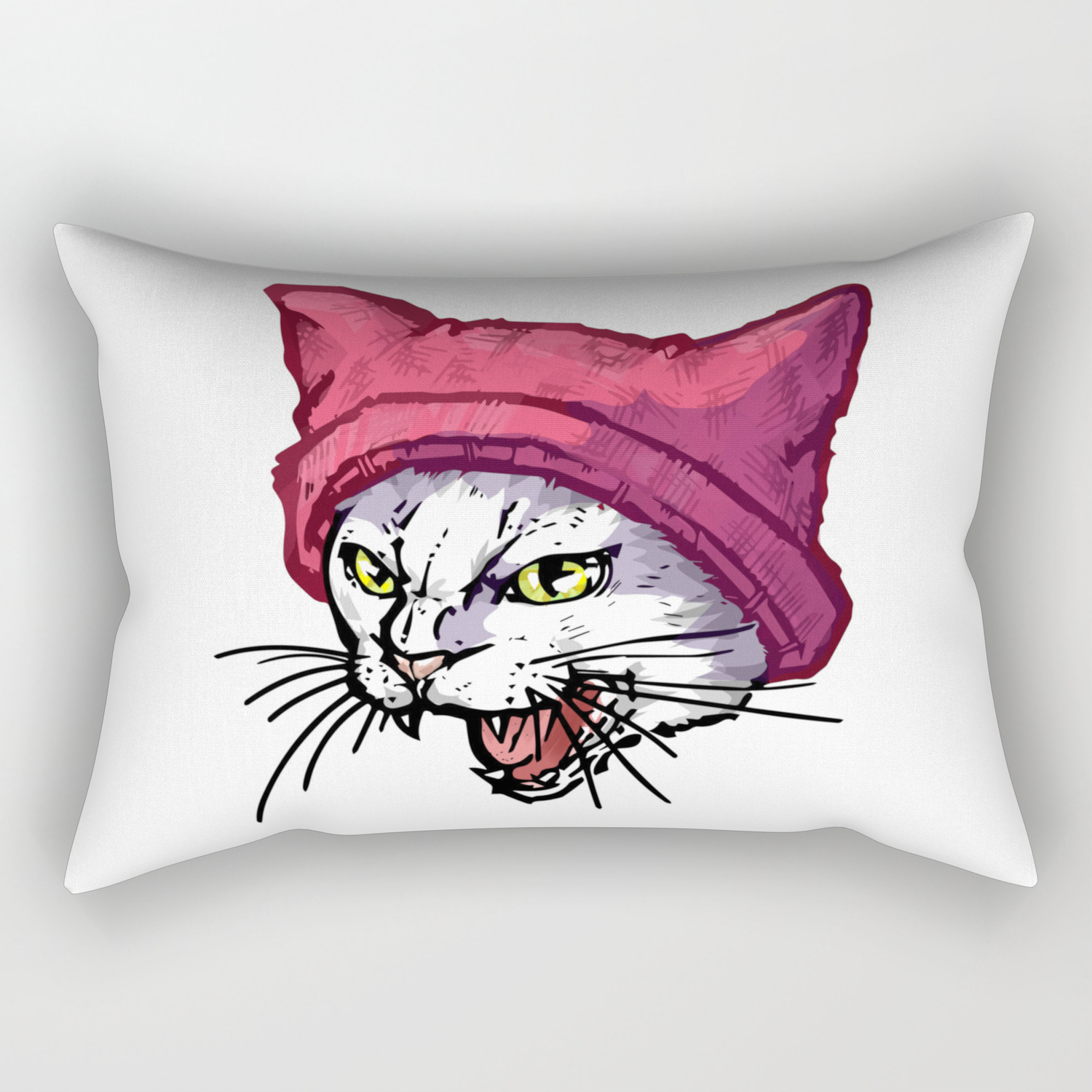 The Cat In The Hat White Rectangular Pillow By Emilyzea Society6