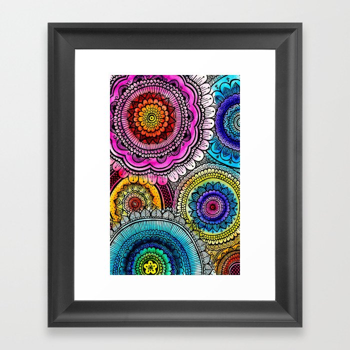 Mandala (new) Framed Art Print