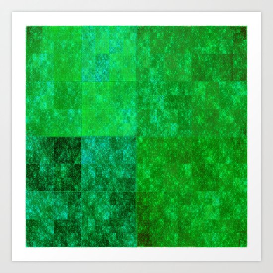 Mr. Kryptonite - Abstract Art Print