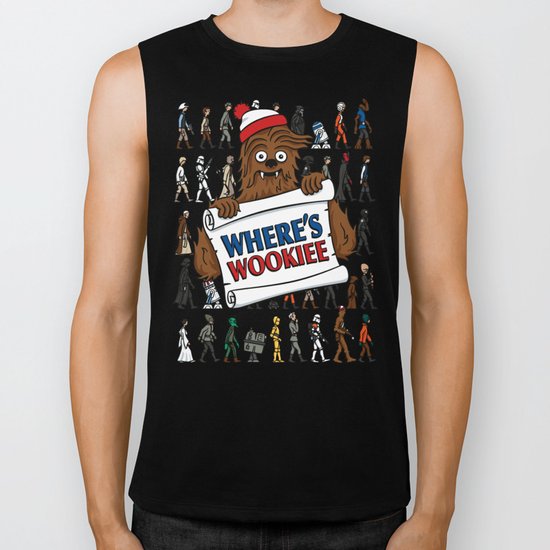 Where's Wookiee Biker Tank