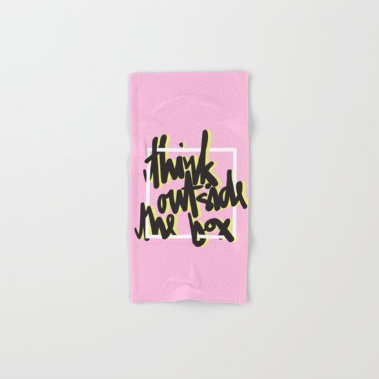 Think Outside The Box Hand & Bath Towel