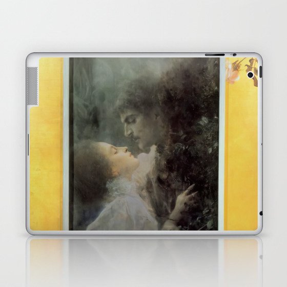 Love, 1895 by Gustav Klimt Laptop & iPad Skin