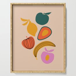 Cut Out Fruits Serving Tray