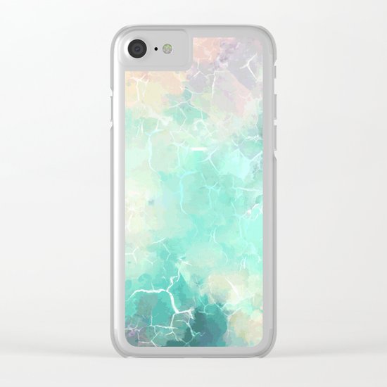 Marble #society6 Clear iPhone Case