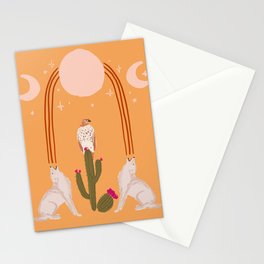 howl at the moon Stationery Card