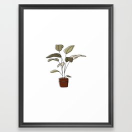 Boho plant I Framed Art Print