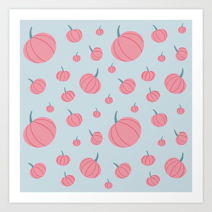pink pattern Art Print