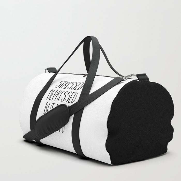 Well Dressed Funny Quote Duffle Bag