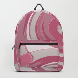 Spiral in Pink and White Backpack