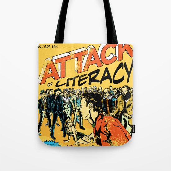 Attack of Literacy Tote Bag