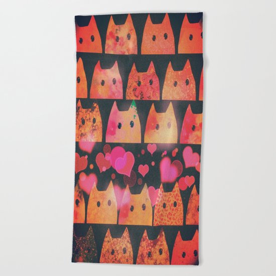 cat-96 Beach Towel